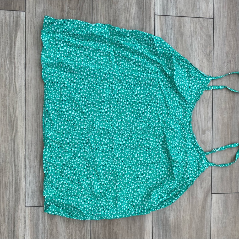 Old Navy Teal Floral Camisole